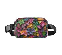 Cute Beaver Vintage Bathtub Cute Fanny Pack Waist Bag for Women Men Teens Large Capacity Crossbody Bag Anti Theft, Painting Natural Foliage, One Size
