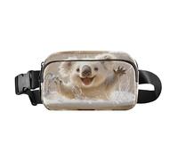 Cute Beaver Vintage Bathtub Cute Fanny Pack Waist Bag for Women Men Teens Large Capacity Crossbody Bag Anti Theft, Koala Retro bathtub, One Size