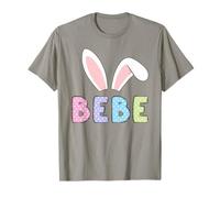 Cute Bebe Happy Easter Bunny Matching Family Outfit T-Shirt