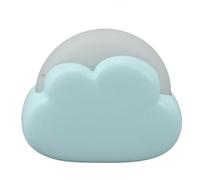 Cute Bedside Lamp, 2 Light Sources ABS and PP Mini Decorative Baby Night Light with Silicone Lanyard for Bedroom (Blue)