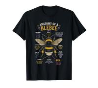 Cute Bee Anatomy for Nature Lovers T-Shirt