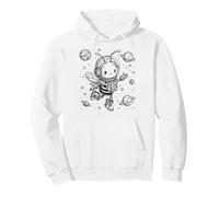 Cute Bee Astronaut Space Explorer Cosmic Adventure Pullover Hoodie