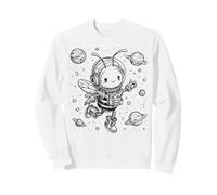 Cute Bee Astronaut Space Explorer Cosmic Adventure Sweatshirt