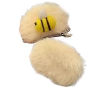 Cute Bee Hairpin, Honeybee Hair Accessories, Exquisite Women Hair Clips, Adorable, for Casual, Business Meetings, Outing, Bath and Travel, 2.76x1.97x0.79 Inches