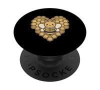 Cute Bee Holding Bible Religious Christian Beekeeper PopSockets Adhesive PopGrip