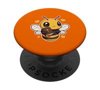Cute Bee Holding Bible Religious Christian Beekeeper PopSockets Adhesive PopGrip
