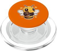 Cute Bee Holding Bible Religious Christian Beekeeper PopSockets PopGrip for MagSafe