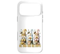 Cute Bee Kind And Bee Happy Quote For Women Spring Gnomes Case for iPhone 17 Pro Max