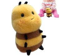 Cute Bee Plush | Cute Smiling Bee Soft Plush Toys | Decorative Hugging Pillow Collectible Figures for Boys Girls Children Toddler Baby Shower Birthday Holiday Christmas