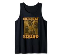 Cute Bee Robot Costume Cat Squad Clowder Gang Tank Top