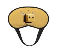 Cute bee Sleep Mask Soft Eye MaskBlindfold Eyeshade Smooth Comfortable Eye Cover with