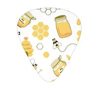 Cute Bees Honey Guitar Pick 12 Picks Fashion Personalized Bass Pick Durable Electric Guitar Plectrums Instrument Accessories