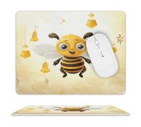 Cute Bees Honey Mouse Pad Mouse Mat 10 X 8 Inch