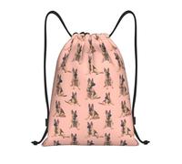 Cute Belgian Malinois Dogs Men Women String Backpack Waterproof Swimming Bags Durable Pe Bag For Swim Football Yoga