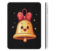 Cute Bell For Christmas Slim Tablet Cases Compatible with iPad Mini4/5（7.9in）Mini6（8.3in） With Pencil Holder Protective Cover
