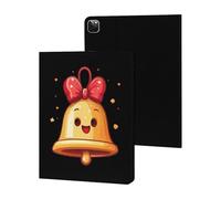 Cute Bell For Christmas Slim Tablet Cases Compatible with iPad Series Without Pencil Holder Protective Cover Compatible with iPad Pro 2020/2021/2022 (12.9in)