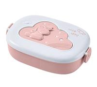 Cute Bento Lunch Boxes for Your Daughter's Everyday School lunches with Multiple Colors Featuring a Cartoon Unicorn. (Pink)
