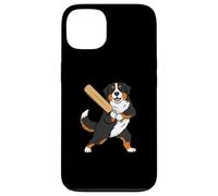 Cute Bernese Mountain Dog Playing Cricket Bat Sports Case for iPhone 13