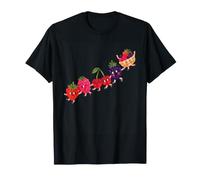 Cute Berry Pie Kawaii Fruit Friends Cartoon Illustration T-Shirt