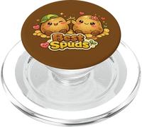 Cute Best Spuds Kawaii Potato Friends Novelty Food Graphic PopSockets PopGrip for MagSafe