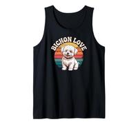 Cute Bichon Frise Puppy Dog, Fun Bichon Love Tank Top