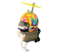 Cute Bicycle Bell - Cartoon Animal Ring Light Scooter Charm Battery