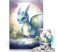 Cute big eyes DragonJigsaws 1000 Pieces for Adults Stress Reliever Difficult Challenge is ideal as gifts for the whole family 38x26cm