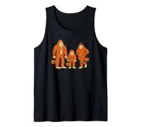 Cute Bigfoot Family Matching Halloween Trick or Treat Tank Top
