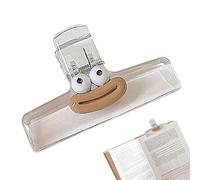 Cute Binder Clip, Paper Folder Clips - Multifunctional Storage Clip - Funny Transparent Sausage Mouth Design Sign Acrylic Binder for