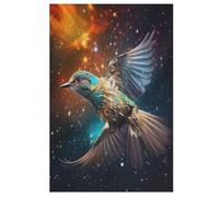 Cute Bird 1000 Piece Jigsaw Puzzles for Adults Wooden Puzzle Challenging Game Family for Gifts 78×53cm
