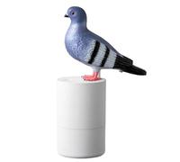 Cute Bird Automatic Touchless Foam Soap Dispenser for Bathroom/Kitchen - Hands-Free ABS Soap Dispenser with Push-Button, Requires 4 AA Batteries (Not Included)