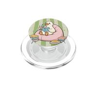 Cute Bird Kawaii Duck Bookish Goose Green Fun Tea Matcha PopSockets PopGrip for MagSafe