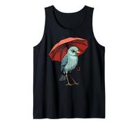 Cute Bird Under Umbrella Graphic Gift for Men Women Kids Tank Top
