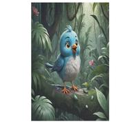 Cute Bird Wooden Puzzles for Adults,1000 Piece,Jigsaw Puzzle for Teens Brain Challenge （78×53cm）