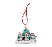 Cute Bird Xmas Hanging Pendant Penguin Family Christmas Ornament