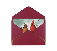 Cute Birds Greetings Romantic Card With Envelopes, Send To A Close Friend,Phnom Penh Pearl Paper Greeting Card