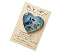 Cute Birds Heart Hug Pocket, A pockets hug For Friends, 2D Acrylic Friendship Souvenir, Clear Inspirational Card Pockets, Festival Greetings For Men Women Family Classmate Graduation School 10 * 8cm
