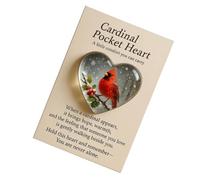 Cute Birds Heart Hug Pocket, A pockets hug For Friends, 2D Acrylic Friendship Souvenir, Clear Inspirational Card Pockets, Festival Greetings For Men Women Family Classmate Graduation School 10 * 8cm