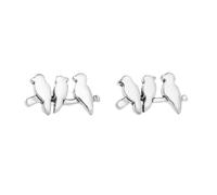 Cute Birds Stud Earrings for Ladies Women Three Birds on Branch Hypoallergenic Elegant Small Fashion Dainty Animal Post Tiny Jewelry Valentine's Day Gifts Birthday Daughter Sister