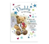 Cute Birthday Card Daddy - 9 x 6 inches - Regal Publishing