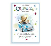 Cute Birthday Card Grandson - 9 x 6 inches - Regal Publishing