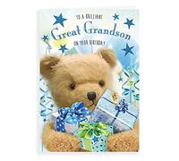 Cute Birthday Card Great Grandson - 9 x 6 inches - Regal Publishing