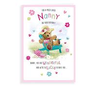 Cute Birthday Card Nanny - 9 x 6 inches - Regal Publishing