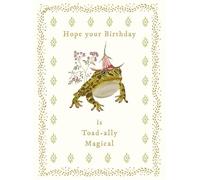 Cute Birthday Card Toad Frog Hope Magical - Illustrated Wildlife Greeting Card