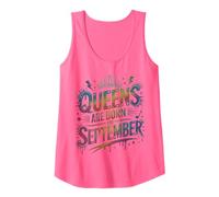Cute Birthday Queen Born September Celebrate Virgo Libra Tank Top