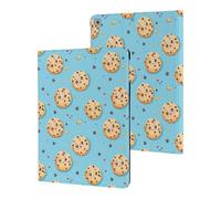 Cute Biscuit with Chocolate Chips Case Compatible for ipad 2017/2018/Air1/Air2 (9.7in) Tablet Cases Stand Protective Cover with Sleep/Wake