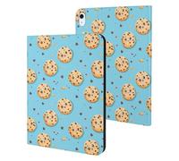 Cute Biscuit with Chocolate Chips Case Compatible for ipad Air5/air4 (10.9in) /ipad Pro 2018(11in) Tablet Cases Stand Protective Cover with Sleep/Wake