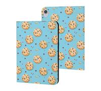 Cute Biscuit with Chocolate Chips Case Compatible for ipad Mini6 (8.3in) Tablet Cases Stand Protective Cover with Sleep/Wake