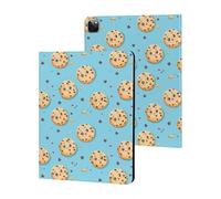 Cute Biscuit with Chocolate Chips Case Compatible for iPad Pro 2020/2021/2022 (12.9in) Tablet Cases Stand Protective Cover with Sleep/Wake