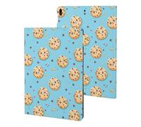 Cute Biscuit with Chocolate Chips Case Compatible for ipad Pro/ipad Air3(10.5in) Tablet Cases Stand Protective Cover with Sleep/Wake